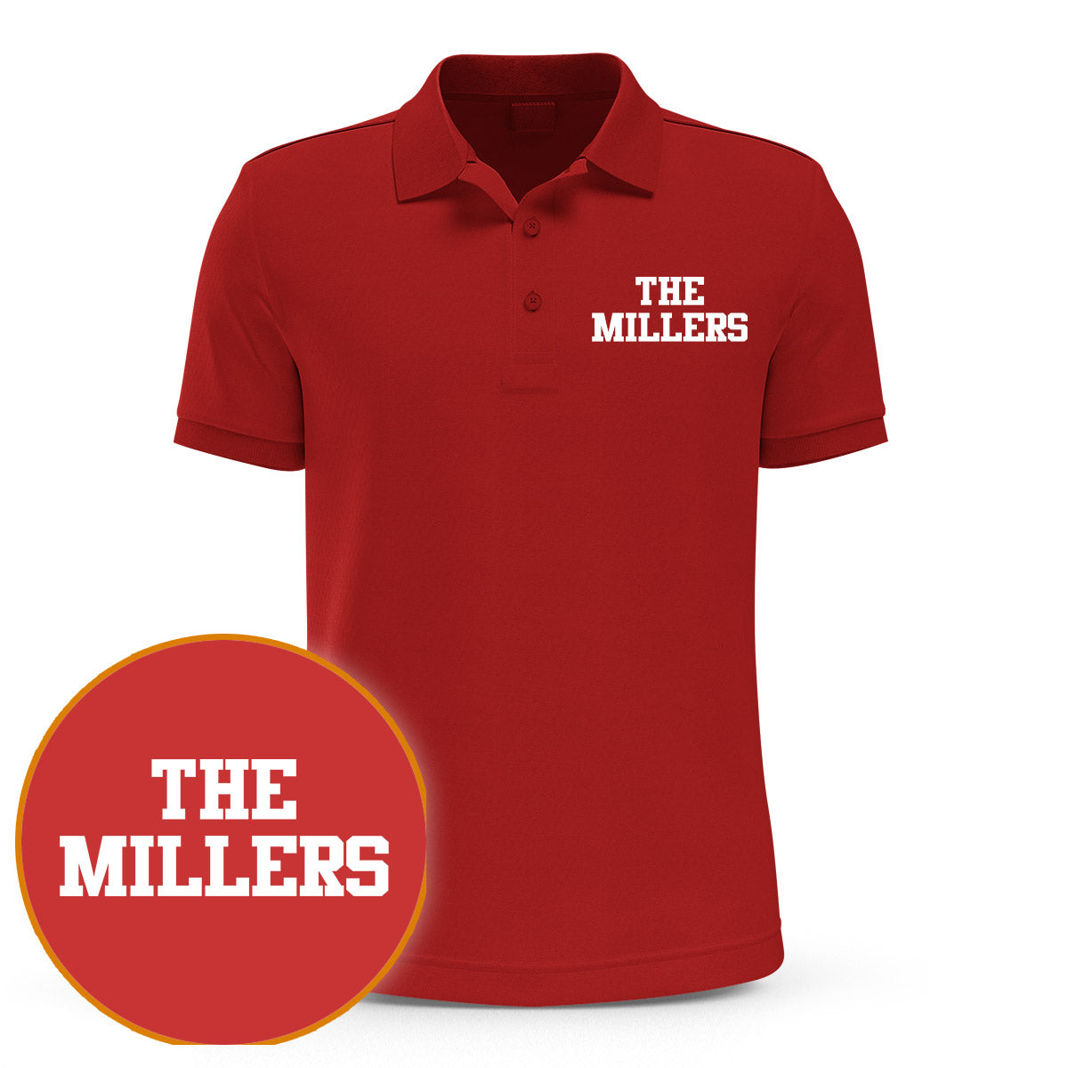 Polo brodé personnalisé avec nom - Nom de famille