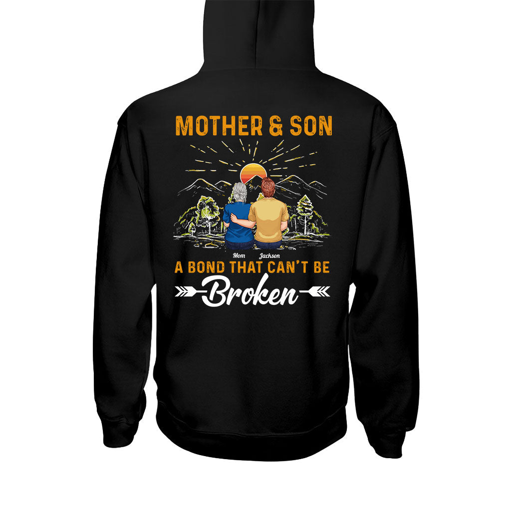Mère et fils : un lien indéfectible - T-shirt et sweat à capuche personnalisés pour maman