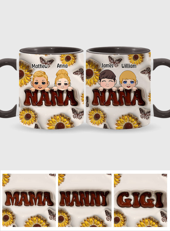 Meilleure grand-mère/mamie/mémé du monde - Cadeau pour grand-mère - Mug personnalisé