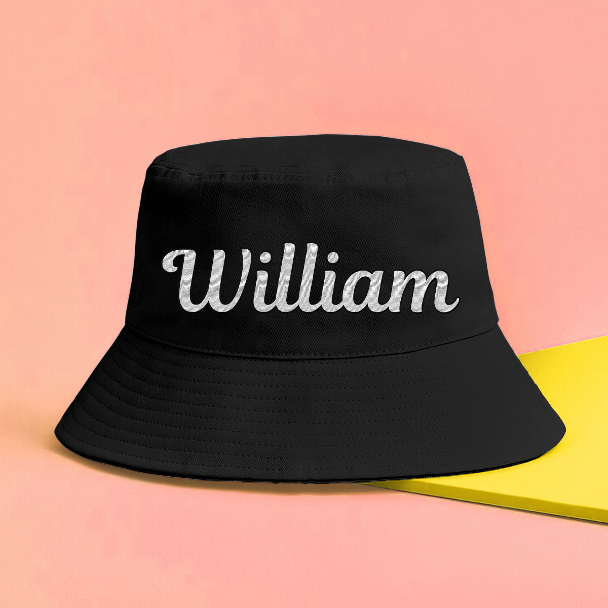 Custom Name - Personalized Step Dad Embroidered Bucket Hat