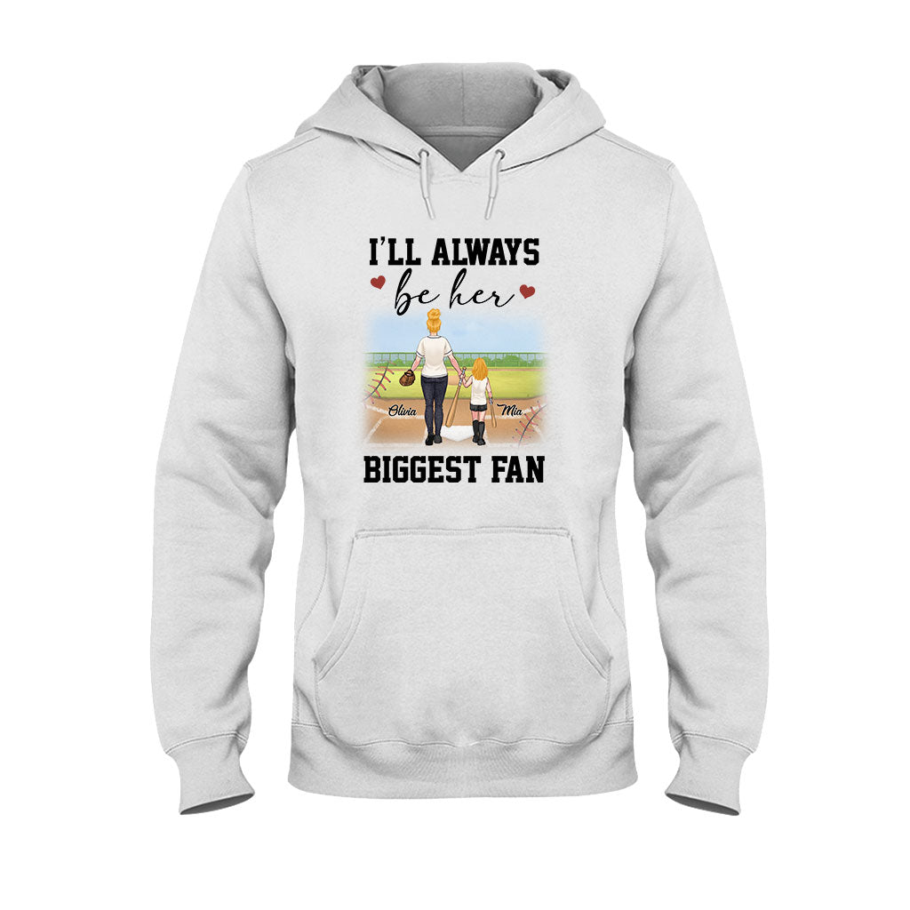 Je serai toujours sa plus grande fan - T-shirt et sweat à capuche de softball personnalisés