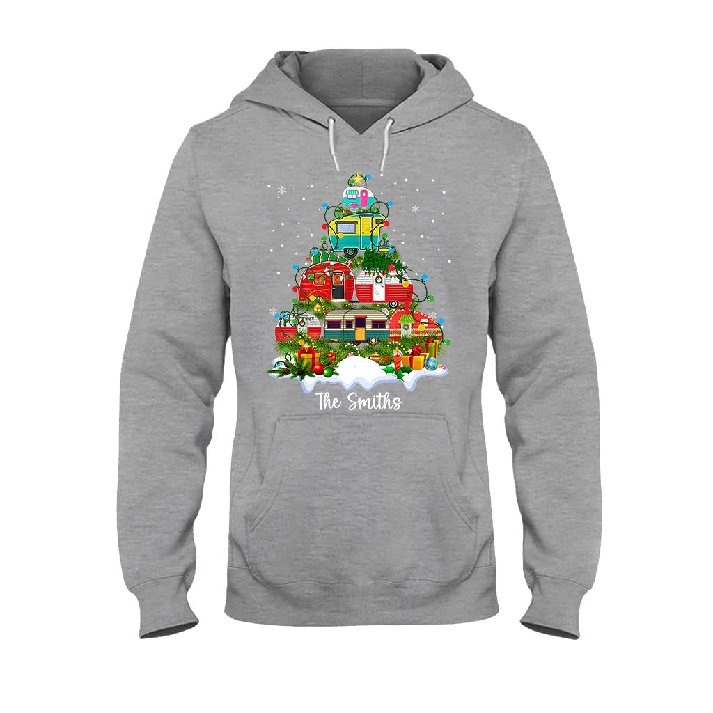 Joyeux Noël au camping ! - T-shirt et sweat à capuche personnalisés pour le camping