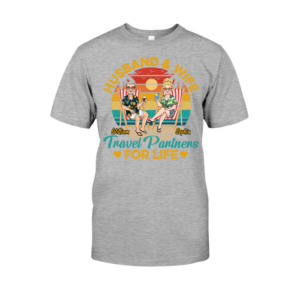 Partenaires de voyage pour la vie - T-shirt et sweat à capuche de voyage personnalisés