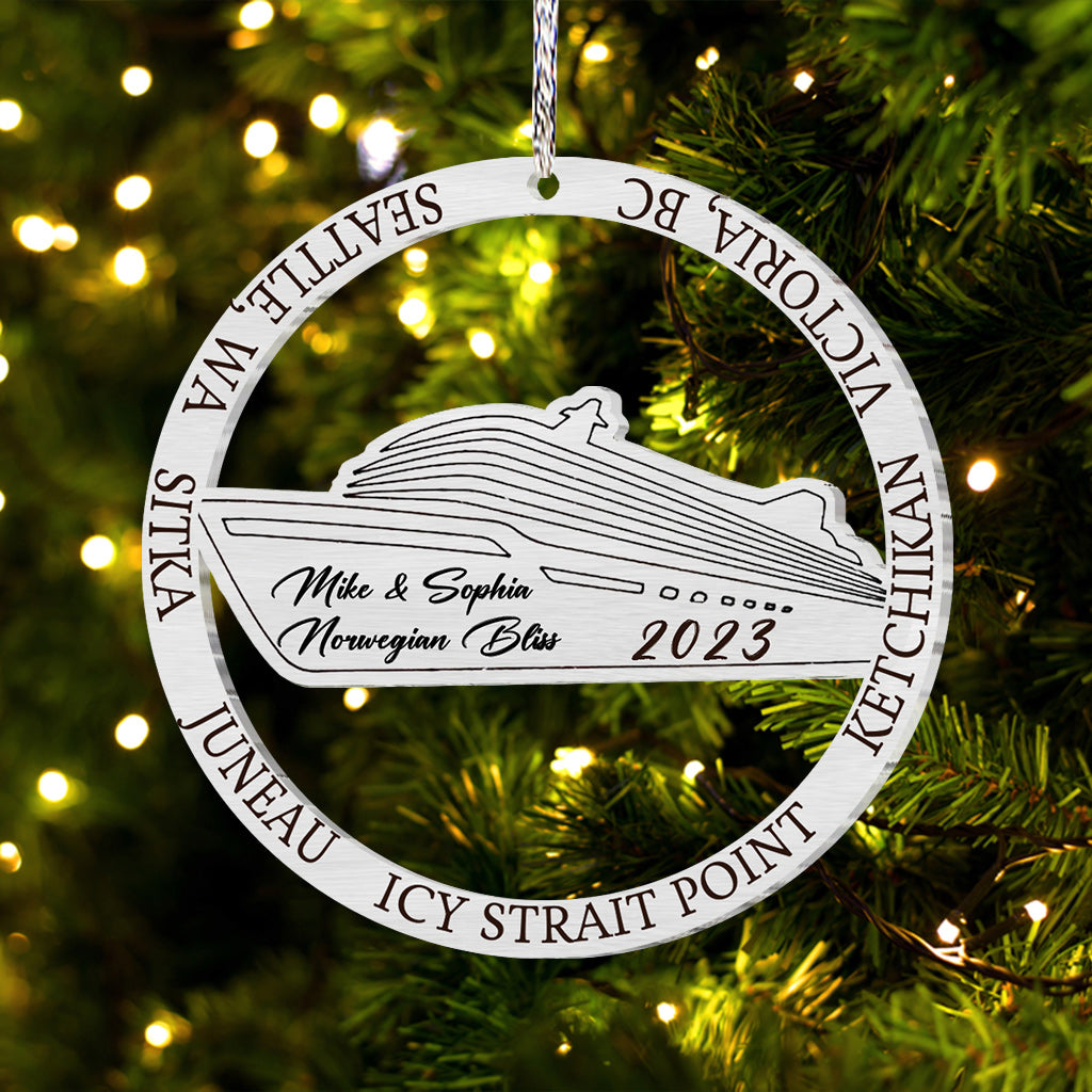 Love Cruising - Personalized Cruising Ornament