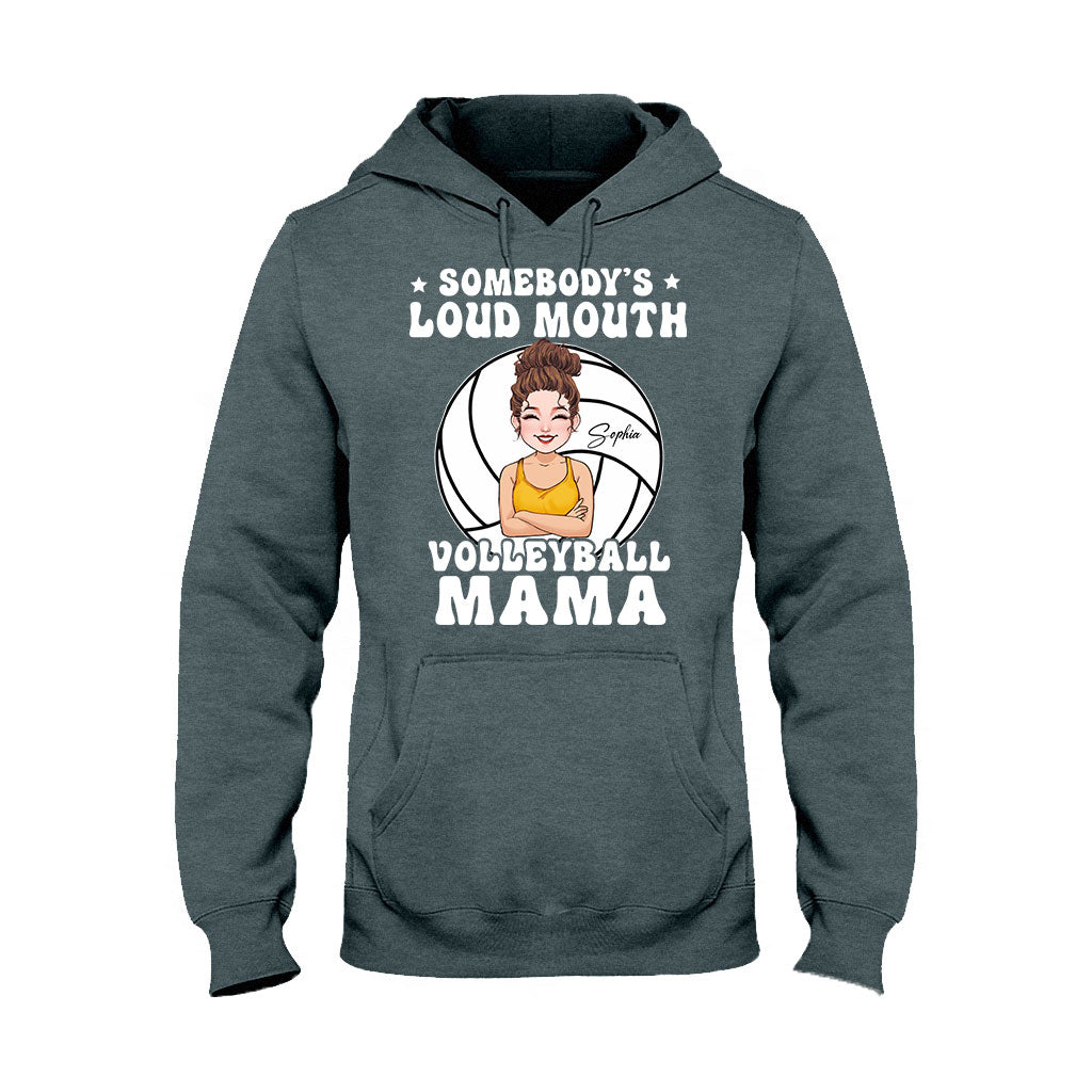 Maman Volleyballeuse à la Grande Gueule - T-shirt et sweat à capuche de volley-ball personnalisés