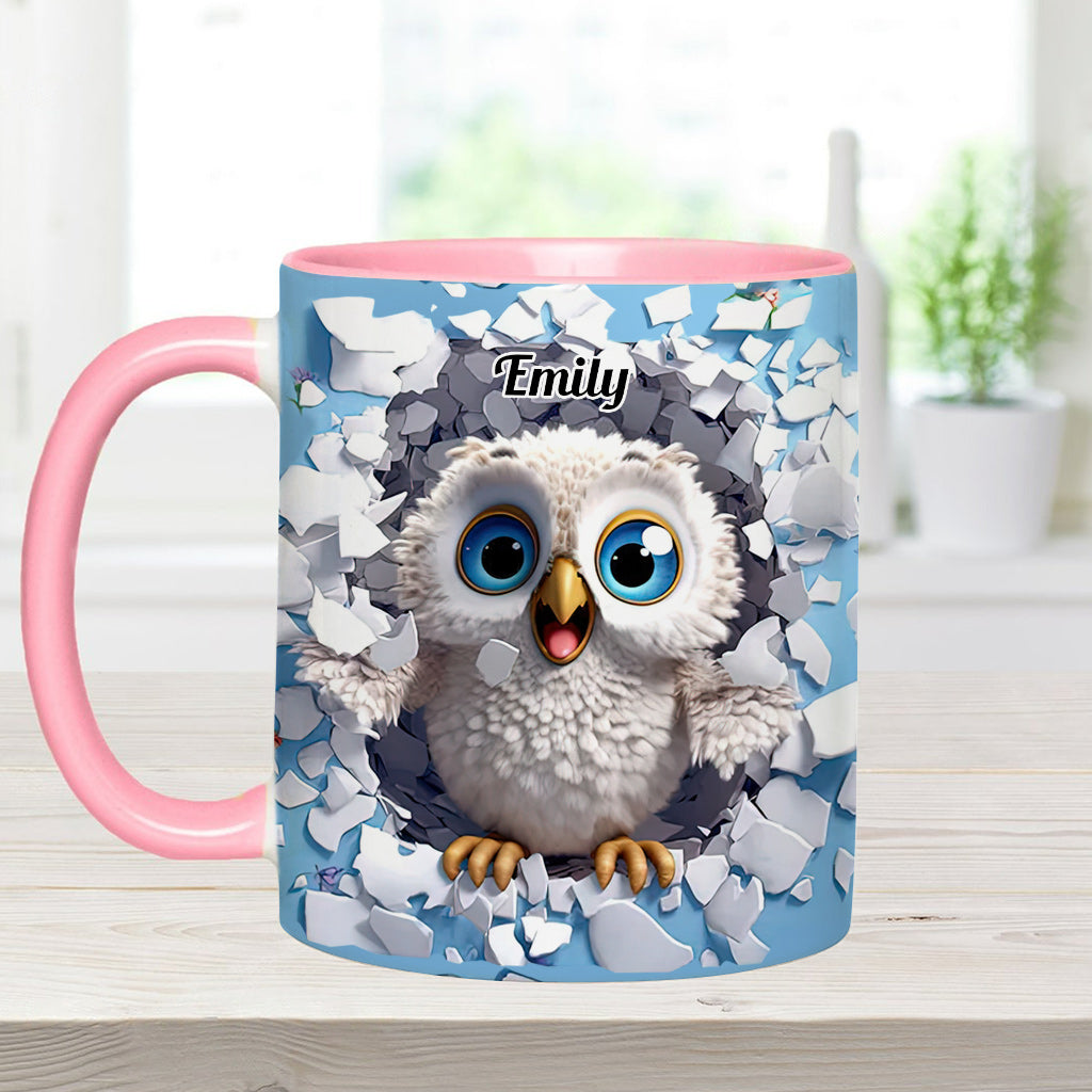 Love Owls - Personalized Owl Accent Mug