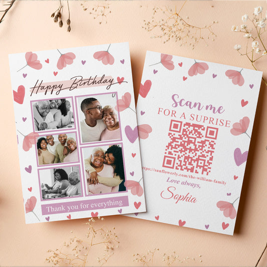 Any Message - Personalized QR Greeting Card