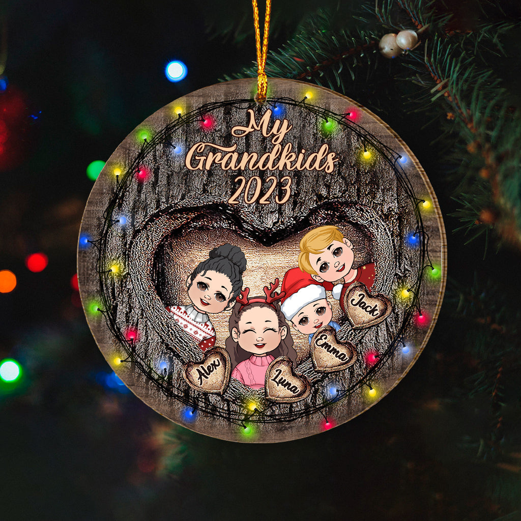 Mes petits-enfants - Ornement personnalisé pour grand-mère