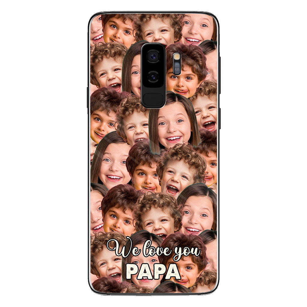 Je t'aime papa - Cadeau pour papa, grand-mère, grand-père, maman, oncle, tante, frère, sœur, fils, fille, petite-fille, petit-fils, mari, femme, petit ami, petite amie - Coque de téléphone personnalisée
