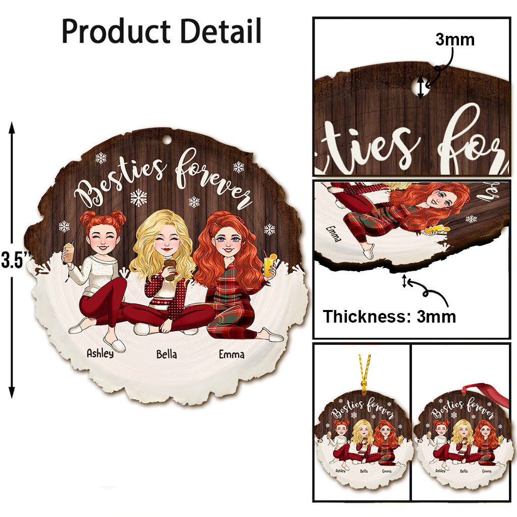Meilleures amies pour toujours - Ornement personnalisé pour meilleures amies