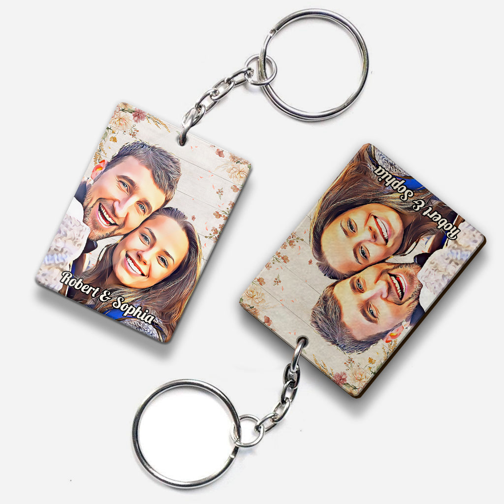 Annoying Each Other - Personalized Couple Keychain