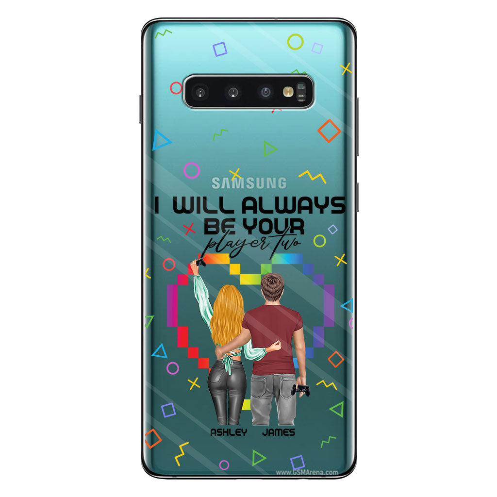 I Will Always Be Your Player Two - Personalized Video Game Clear Phone Case
