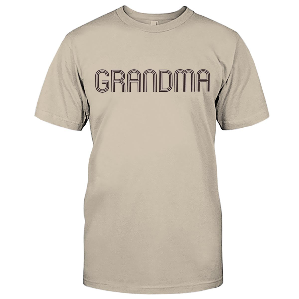 T-shirt brodé personnalisé avec nom pour grand-mère