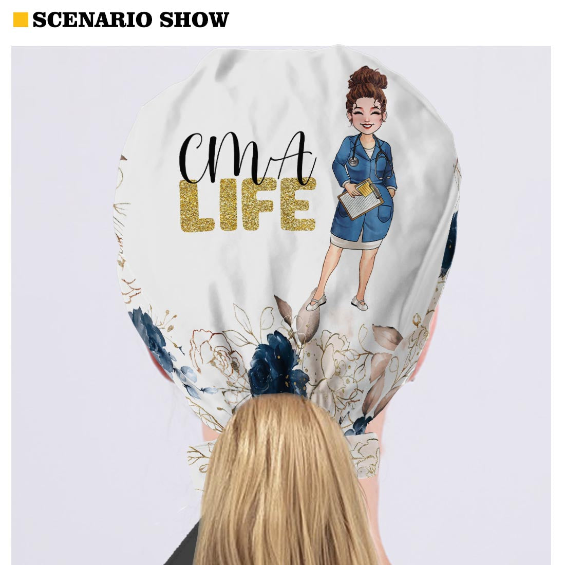 Bonnet de bloc opératoire personnalisé et enregistré