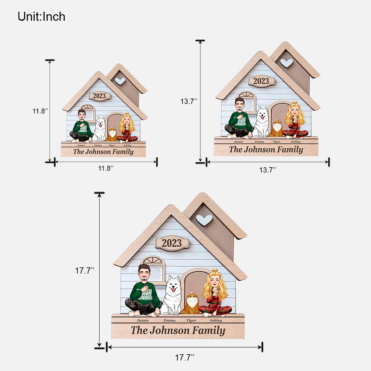 C'est nous - Panneau en bois personnalisé pour mari et femme