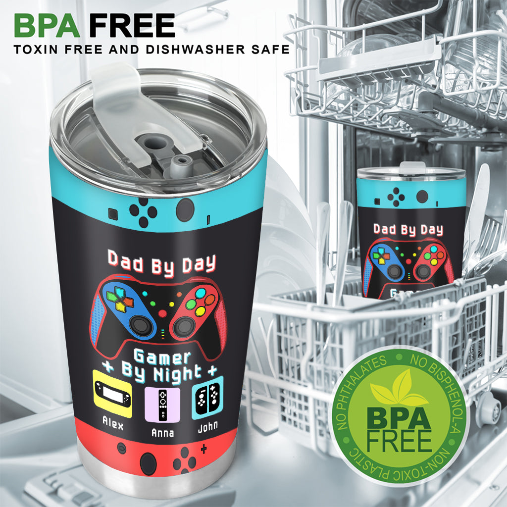 Papa Gamer : Comme un papa normal, mais en beaucoup plus cool - Cadeau de jeu vidéo pour papa gamer - Gobelet personnalisé