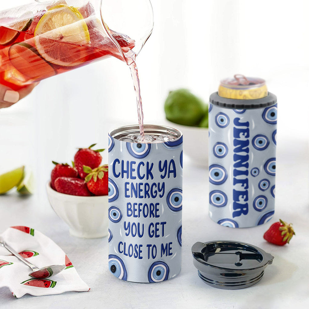 Check Ya Energy - Refroidisseur de canettes de sorcière personnalisé