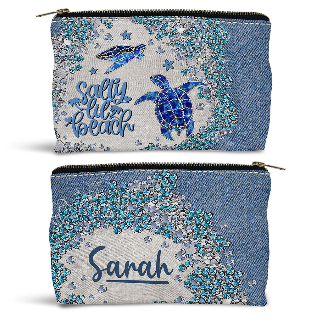 Turtle Bling - Personalized Turtle Pouch