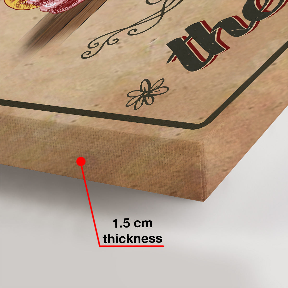 Bienvenue dans mon antre de femme - Toile et affiche personnalisées sur le thème de la pâtisserie