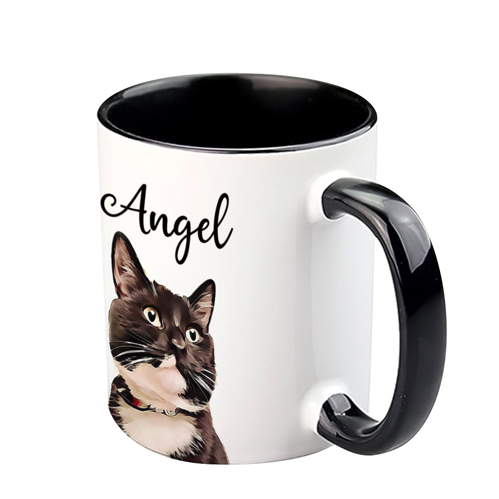 Mug personnalisé à motif chat pour amoureux des chats