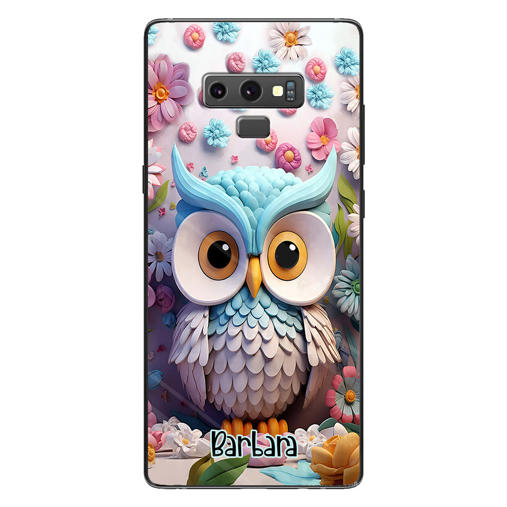Cool Owl - Personalized Owl Phone Case