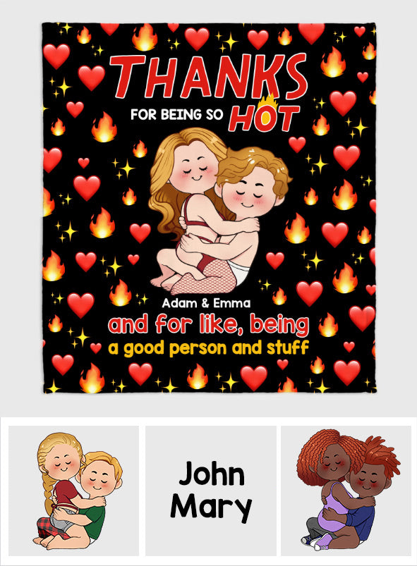 Merci d'être si sexy - Couverture personnalisée pour couple