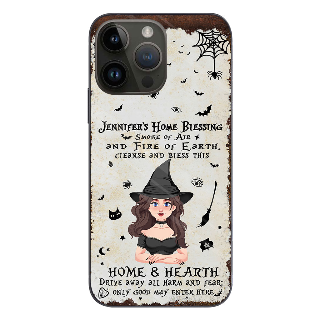 Bénédiction du foyer - Coque de téléphone personnalisée sorcière