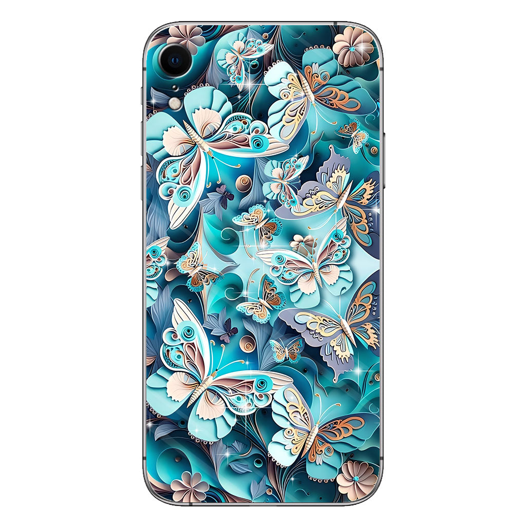 Coque de téléphone Papillons Amoureux - Coque de téléphone Papillon