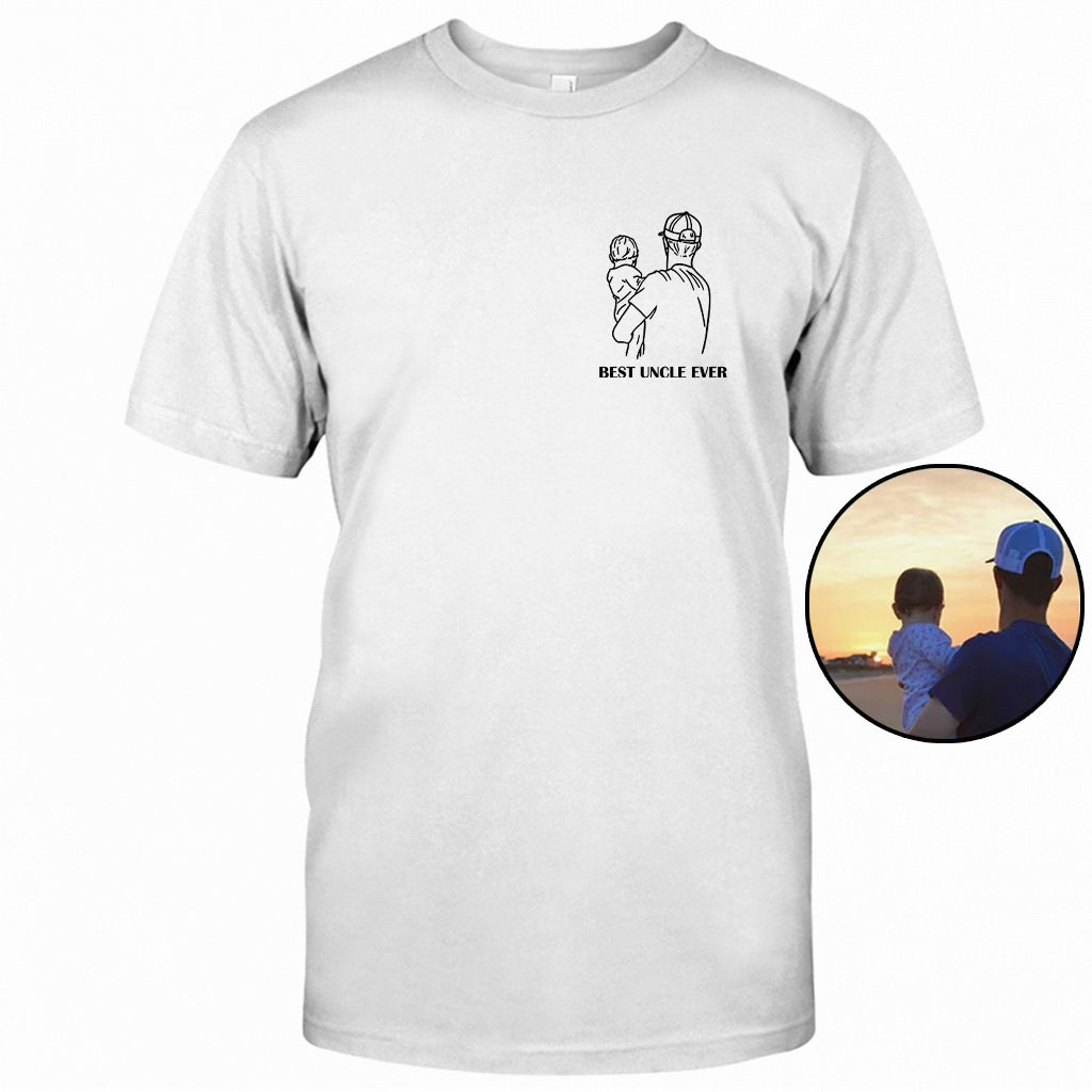 Meilleur oncle du monde - Cadeau pour tonton - T-shirt et sweat à capuche personnalisés