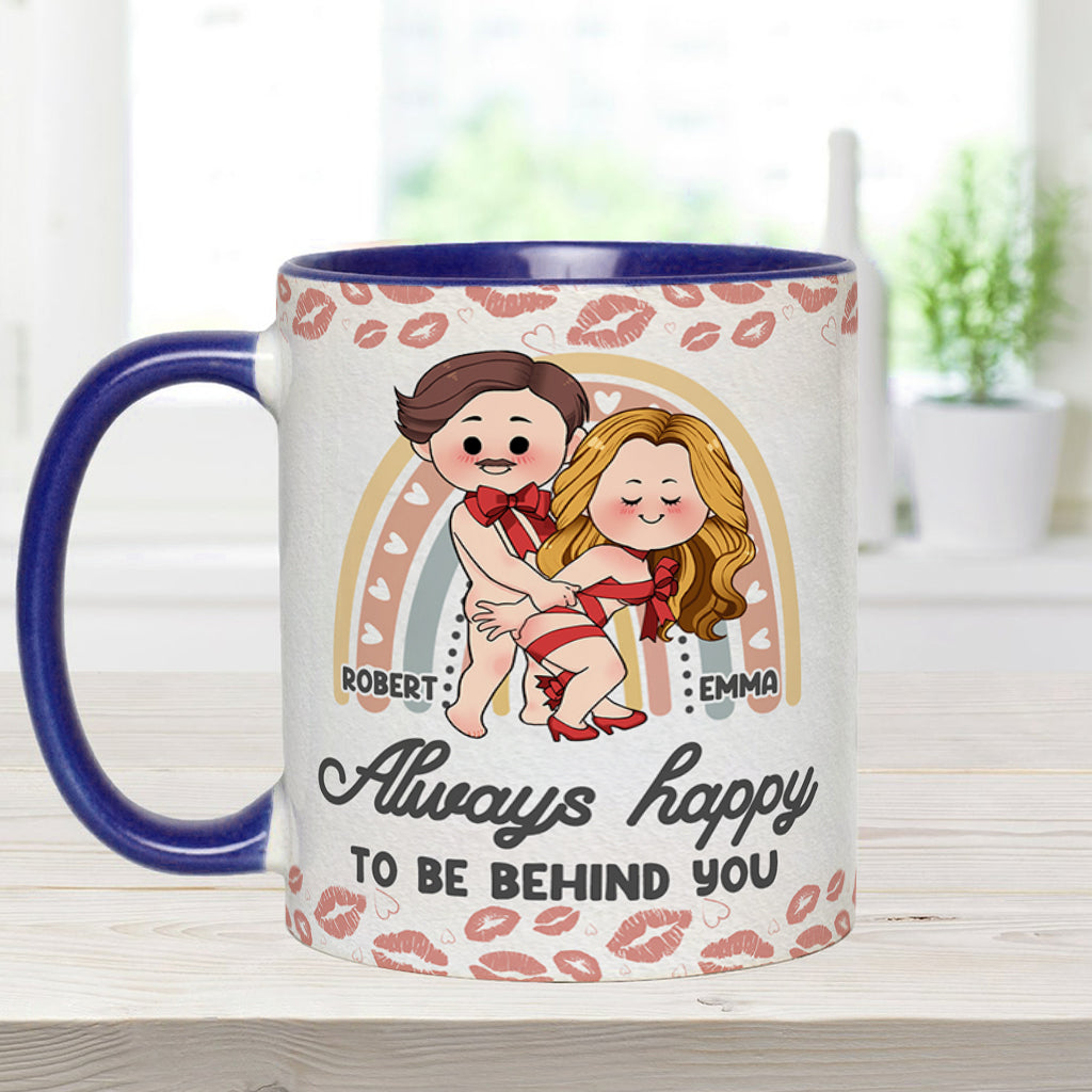Toujours heureux d'être à vos côtés - Mug personnalisé pour couple