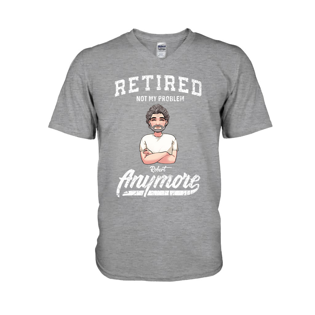 Retraité, ce n'est plus mon problème - T-shirt et sweat à capuche personnalisés pour retraités