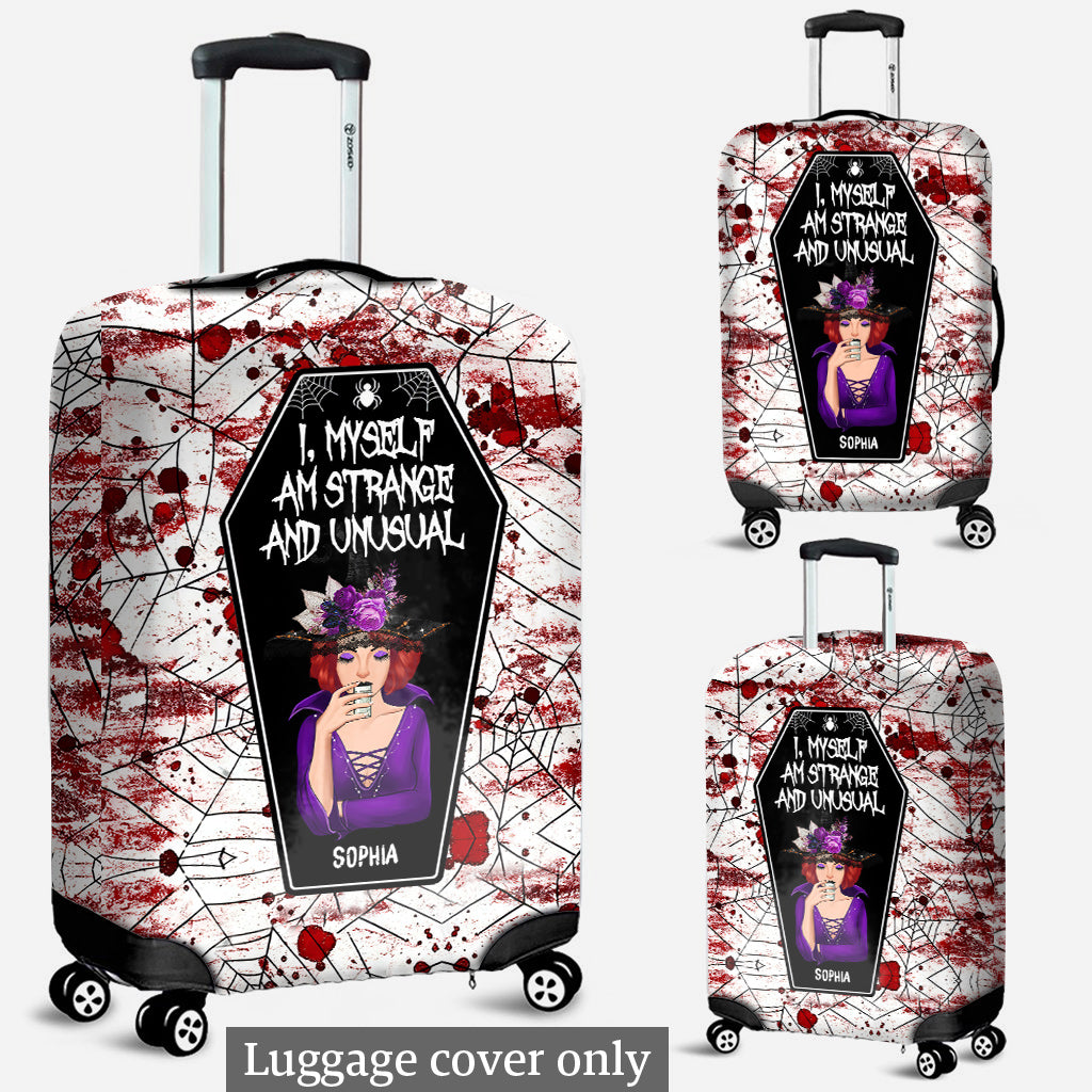 Je suis moi-même étrange et inhabituelle - Housse de valise personnalisée Sorcière