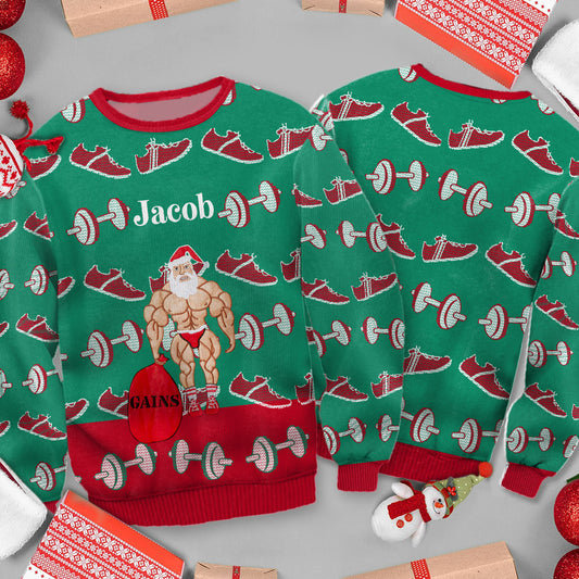 Gains - Pull moche de fitness personnalisé