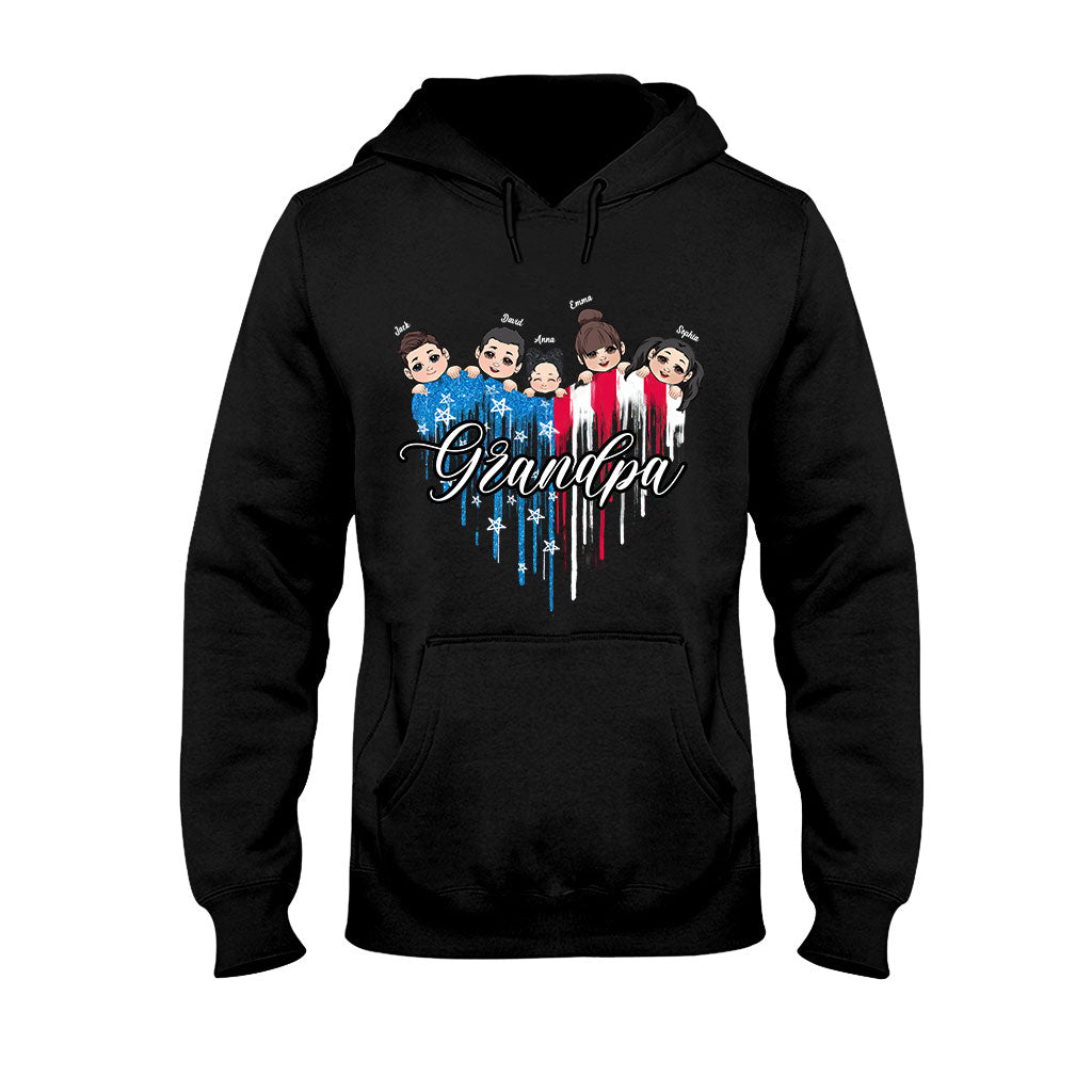 Meilleure grand-mère du monde - Cadeau pour grand-mère, maman, papa, grand-père, tante, oncle - T-shirt et sweat à capuche personnalisés