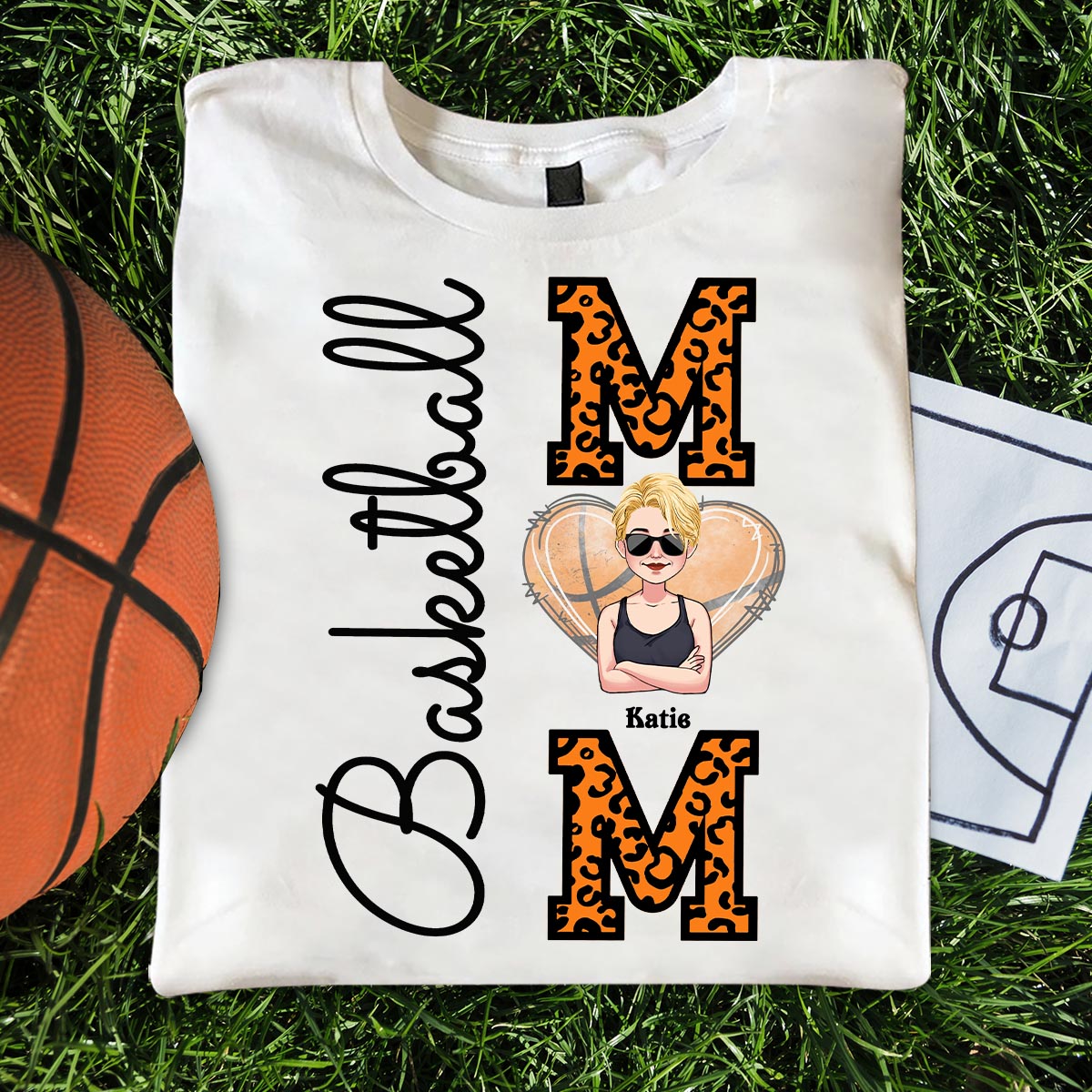 Maman de basketteur - T-shirt et sweat à capuche de basketteur personnalisés