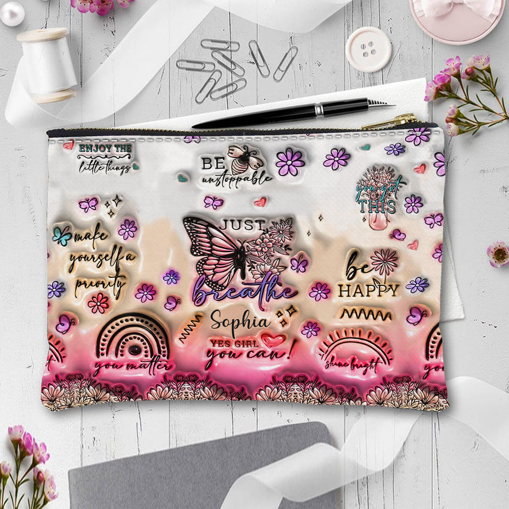 Pochette papillon personnalisée « Affirmations positives »