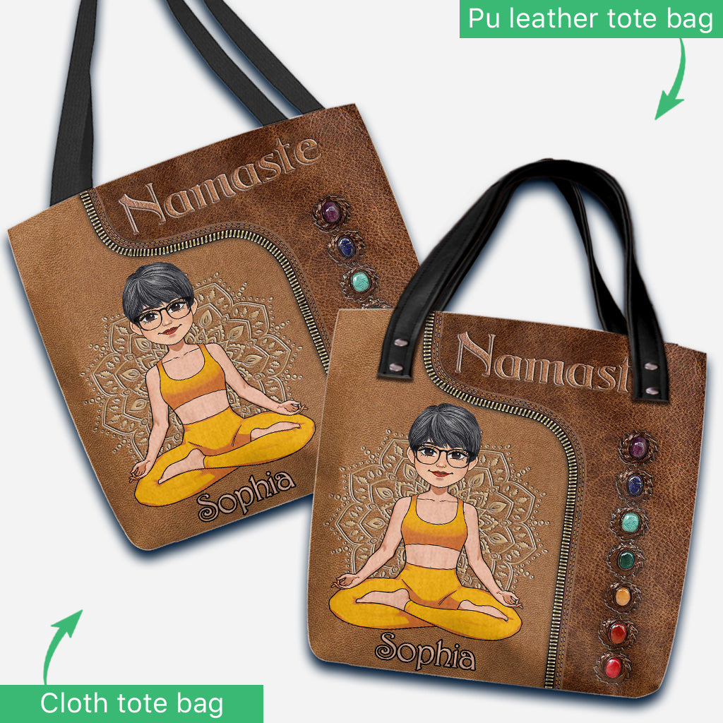 Namaste - Sac fourre-tout de yoga personnalisé
