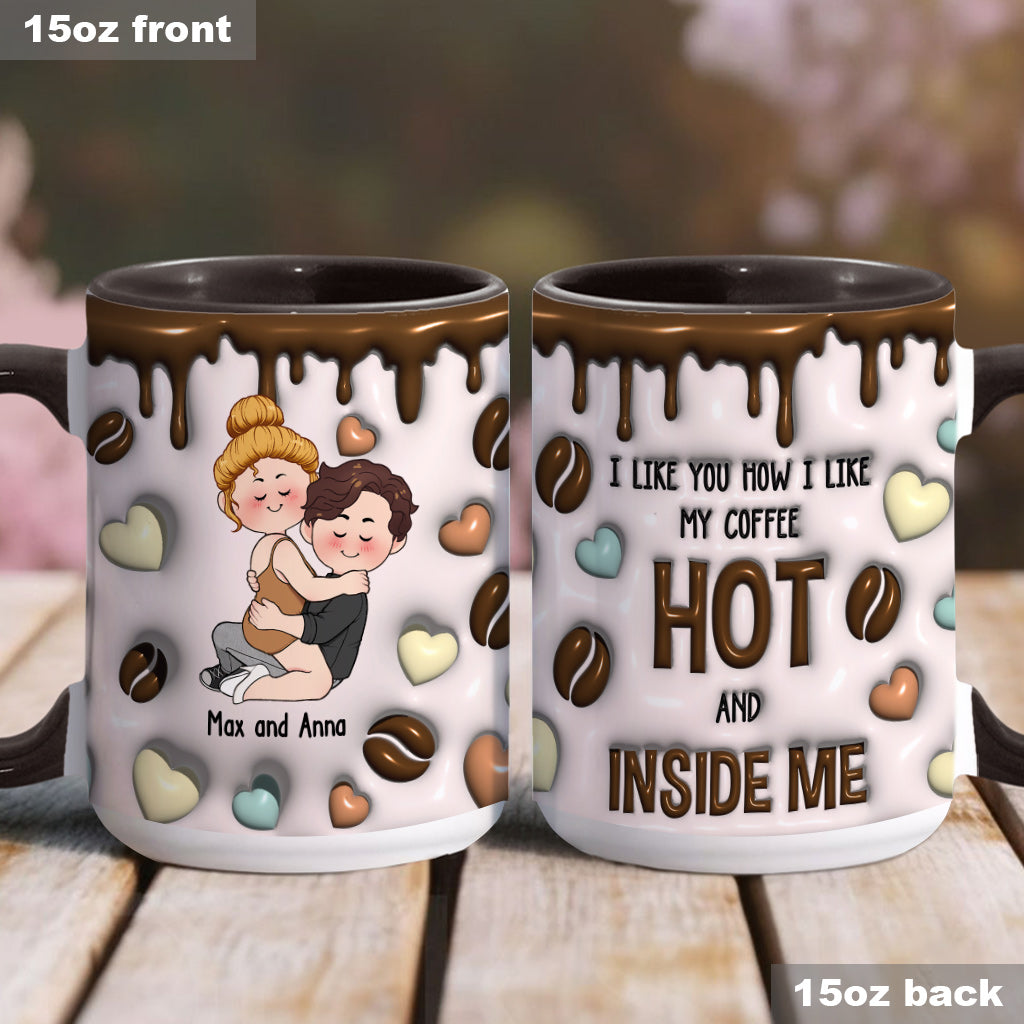 Je t'aime comme j'aime mon café - Mug personnalisé pour couple
