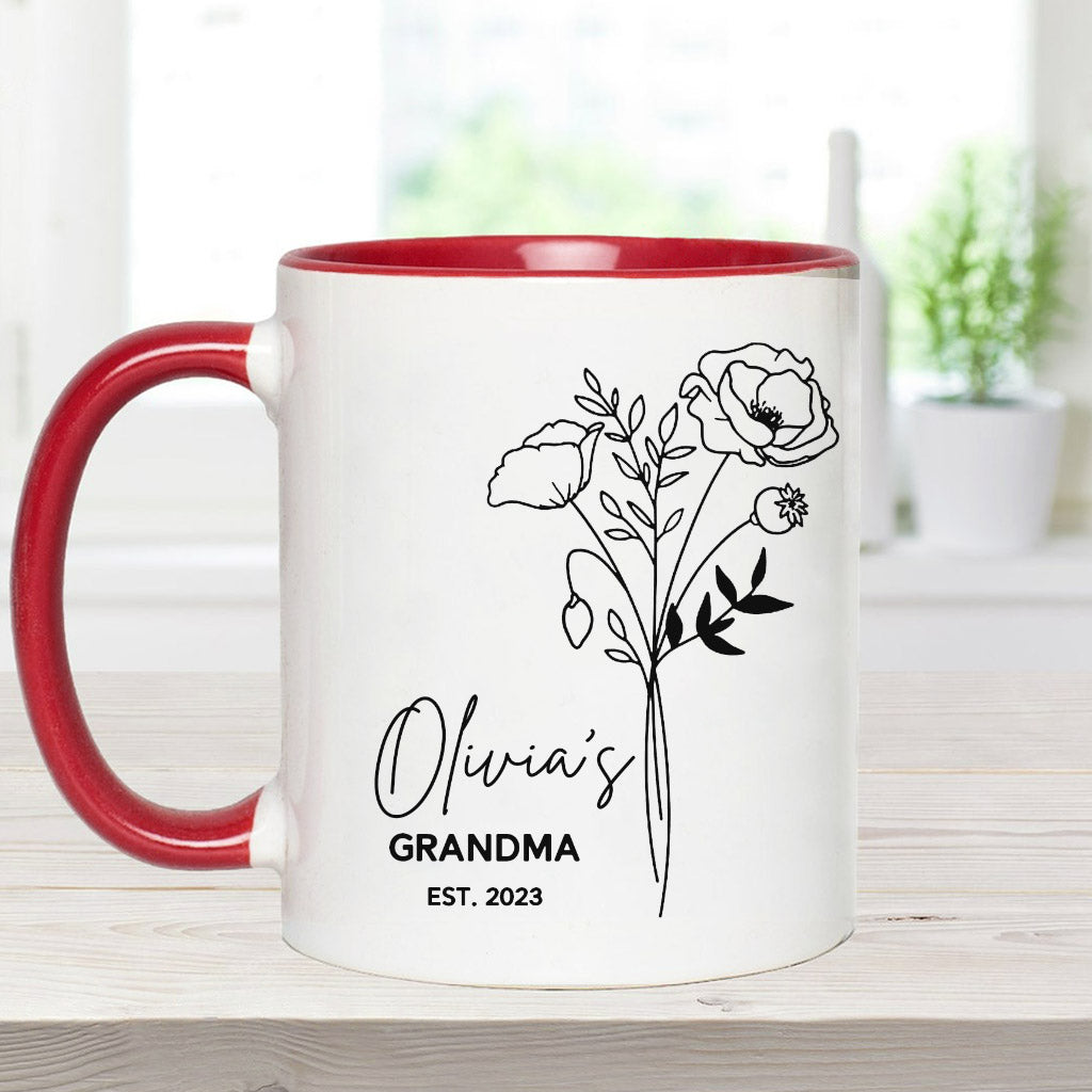 Promue grand-mère - Cadeau pour grand-mère - Mug personnalisé
