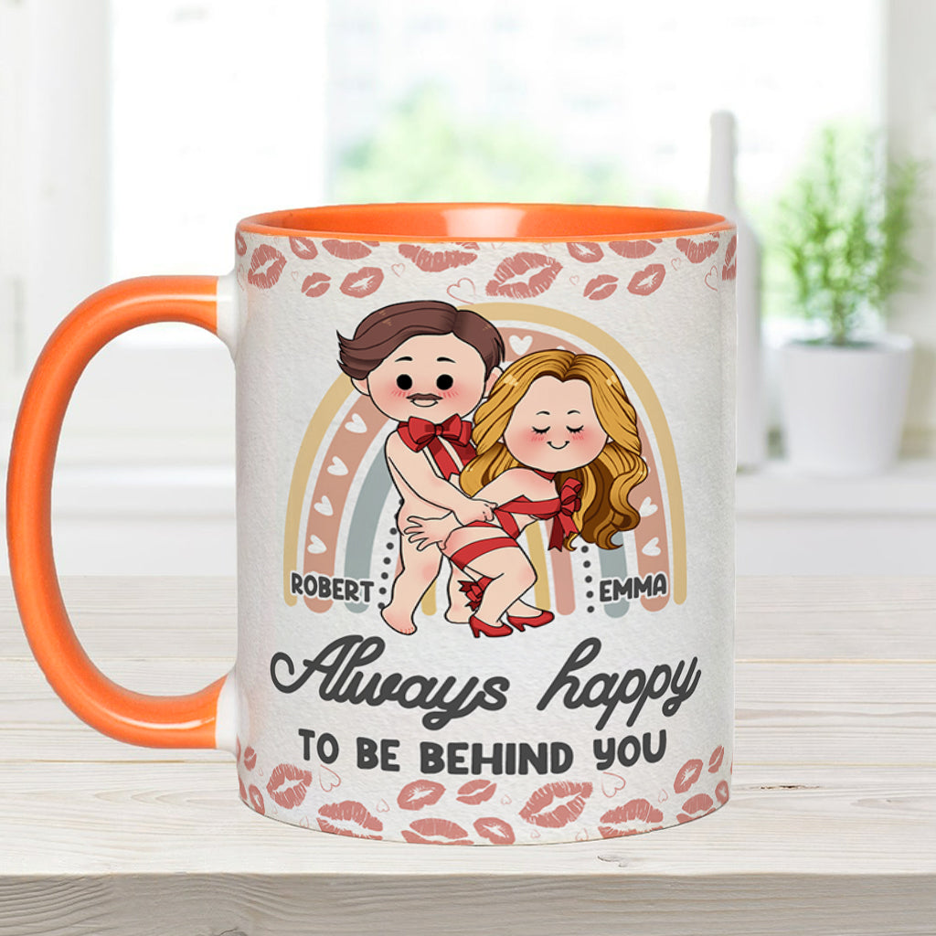 Toujours heureux d'être à vos côtés - Mug personnalisé pour couple