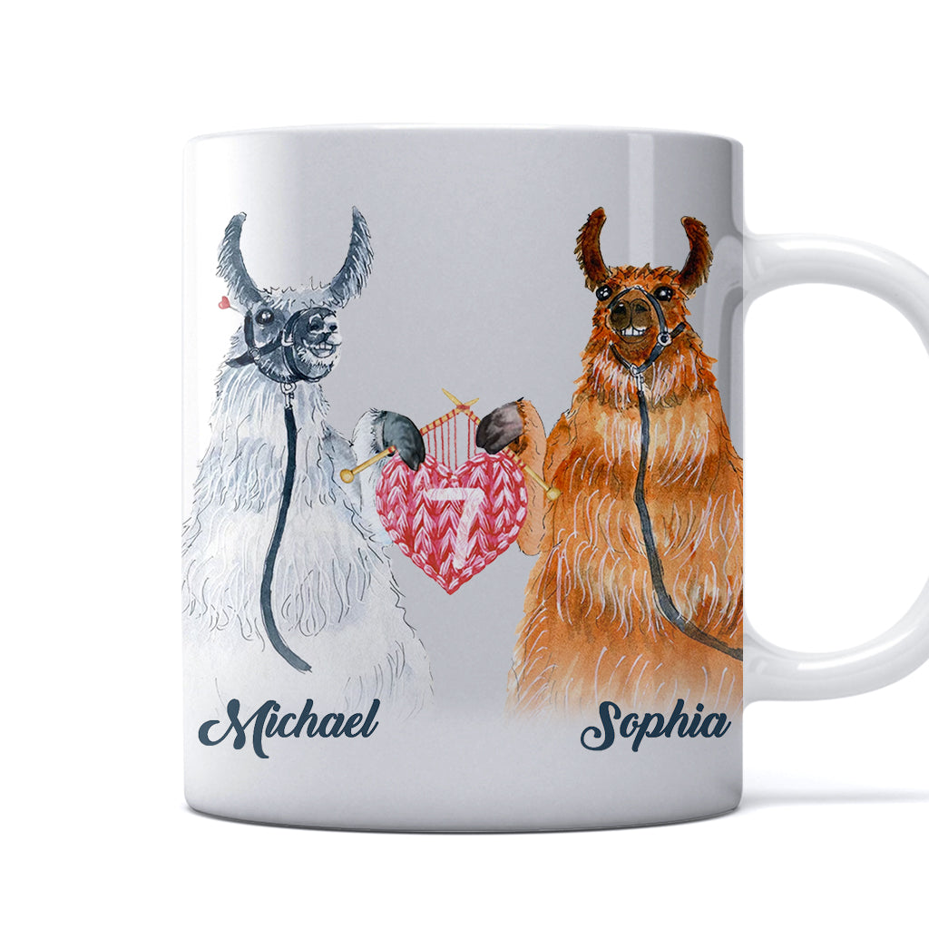 Je t'aimerai toujours - Mug personnalisé pour couple