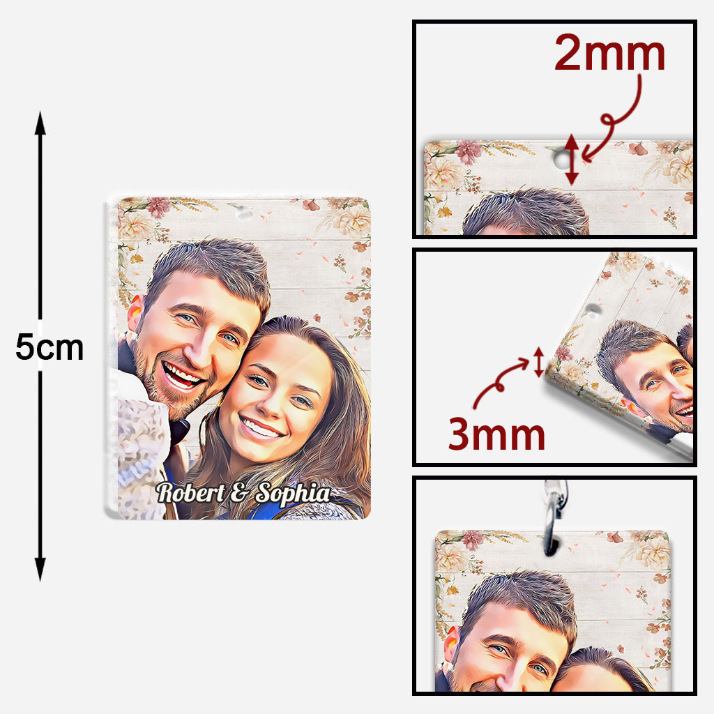 Annoying Each Other - Personalized Couple Keychain