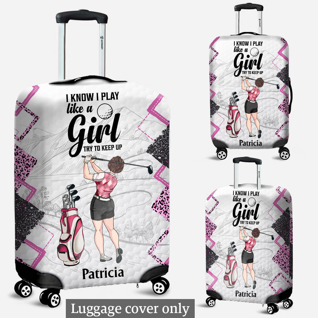Cours de golf - Cadeau de golf pour elle, petite amie, épouse, fille - Housse de valise personnalisée