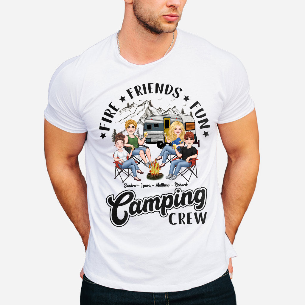 Équipe de camping - T-shirt et sweat à capuche de camping personnalisés