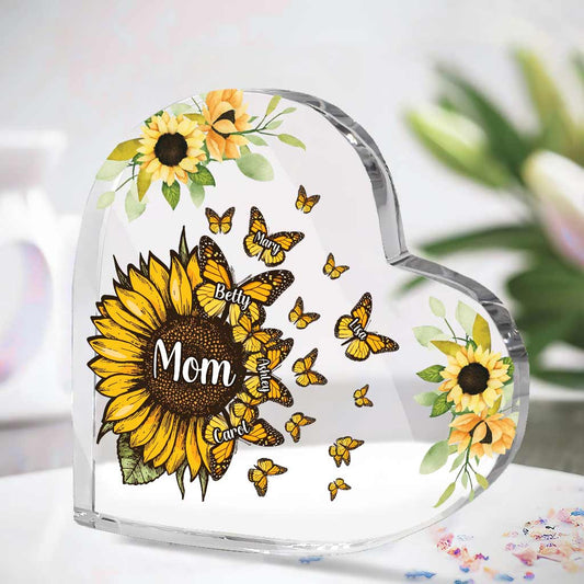 Magnifique tournesol, mes plus grandes bénédictions - Cadeau pour grand-mère, maman, tante - Plaque acrylique personnalisée.