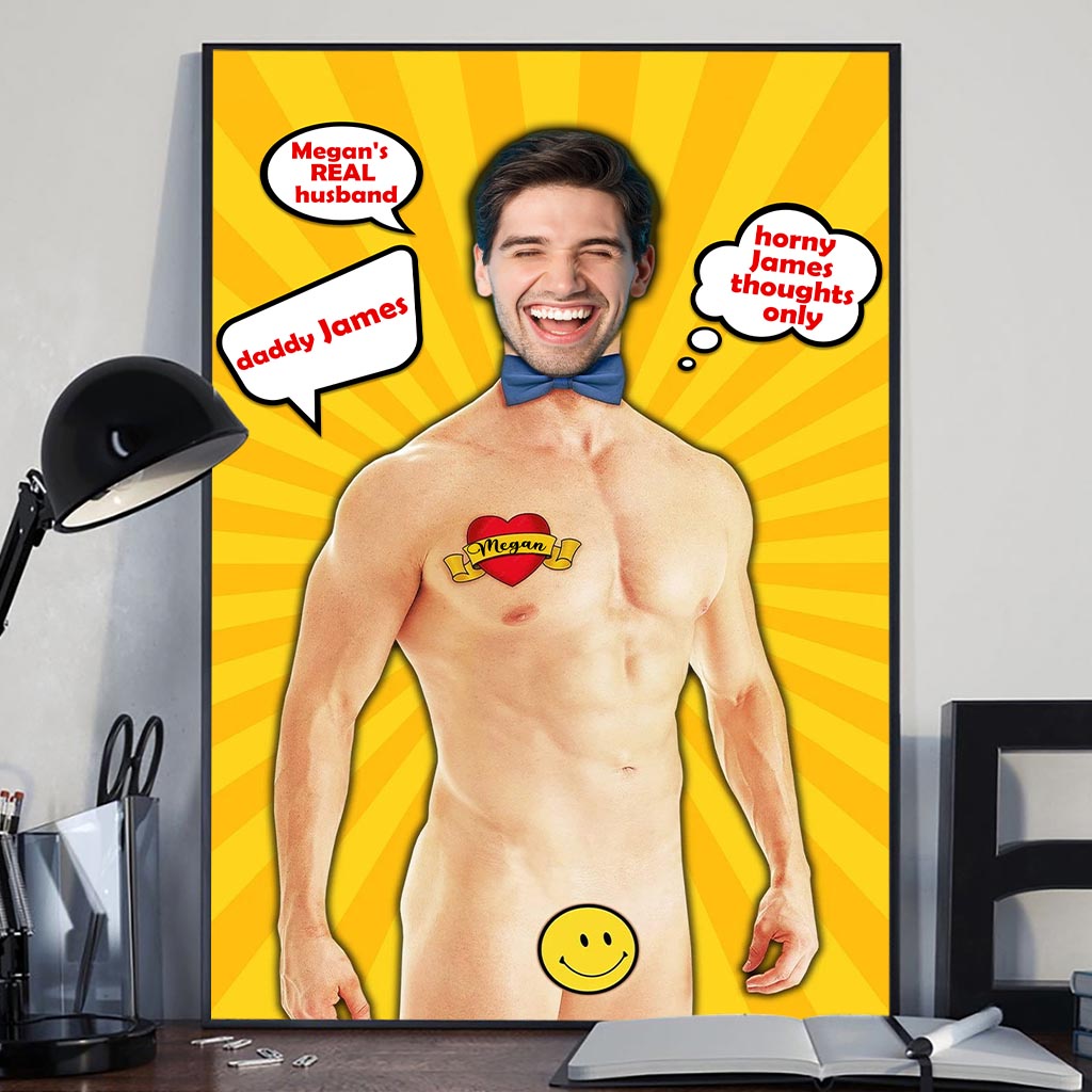 L'homme, le mythe, la légende - Toile et affiche personnalisées pour mari et femme