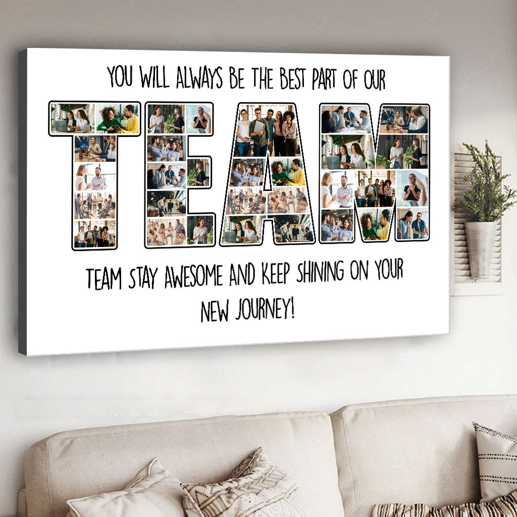 Le meilleur élément de notre équipe - Toile et affiche personnalisées pour vos collègues