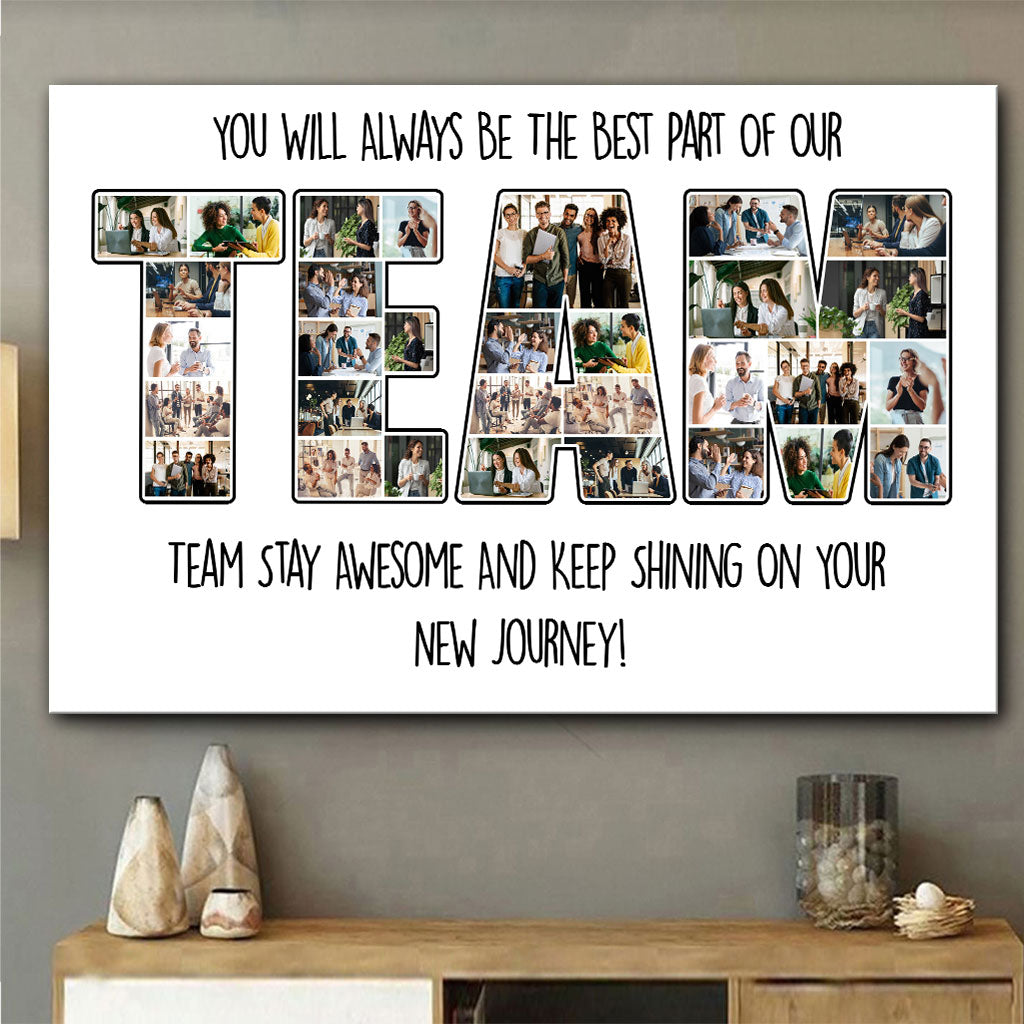 Le meilleur élément de notre équipe - Toile et affiche personnalisées pour vos collègues