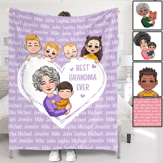 Mamie/Nana/Gigi, on t'aime - Couverture personnalisée pour grand-mère
