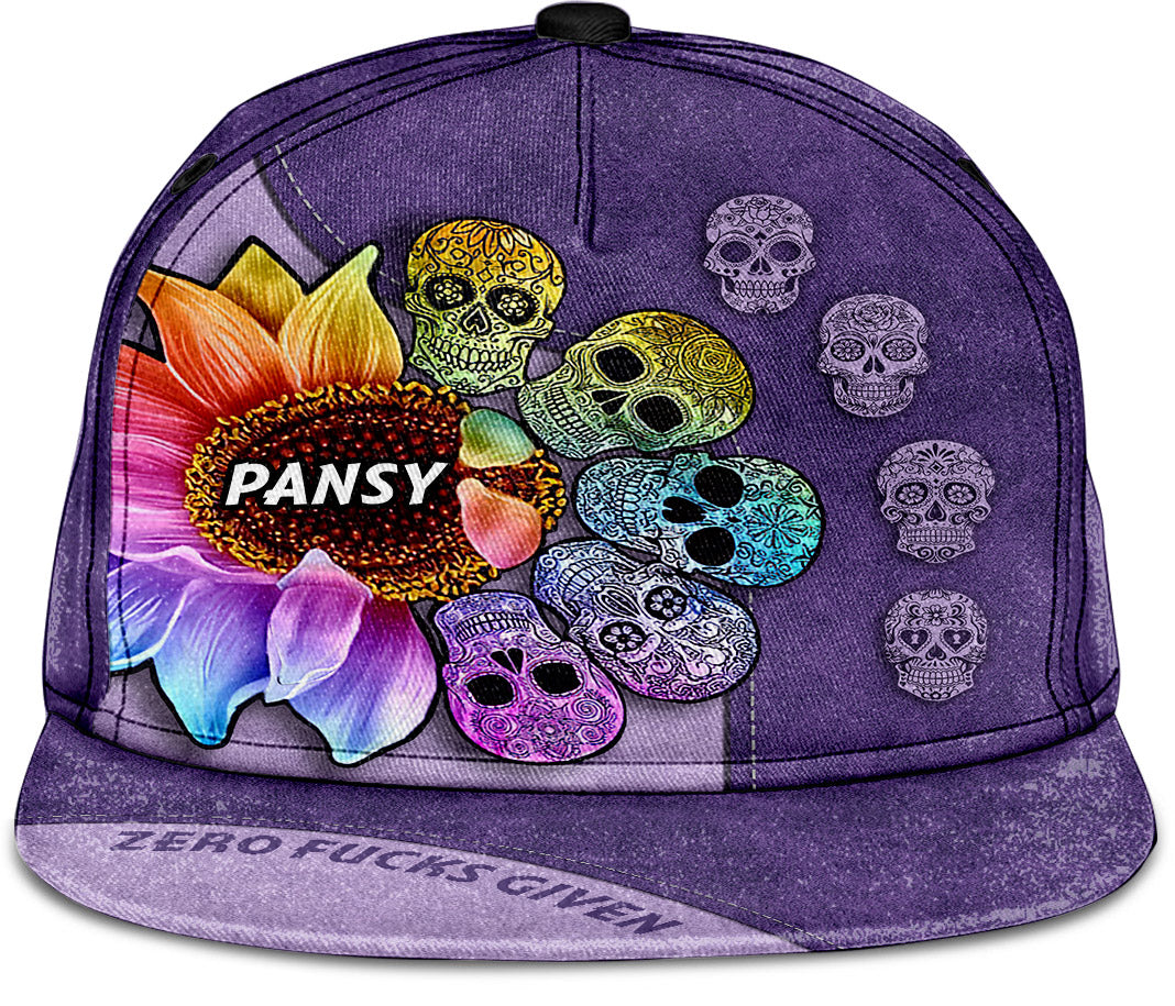 Zéro F Given - Casquette personnalisée tête de mort